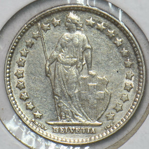 Switzerland 1952 B 1/2 Franc 151236 combine shipping