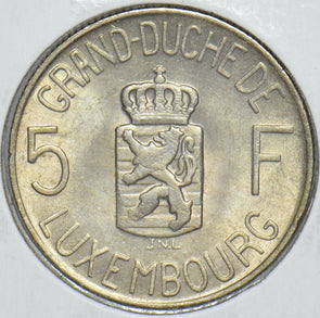 Luxembourg 1962 5 Francs 291218 combine shipping