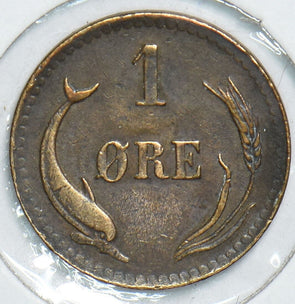 Denmark 1883 Ore Porpoise animal EF 299012 combine shipping