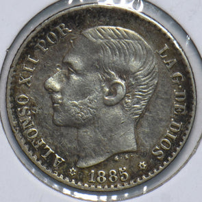Spain 1885 50 Centavos Alfonso XII 293396 combine shipping