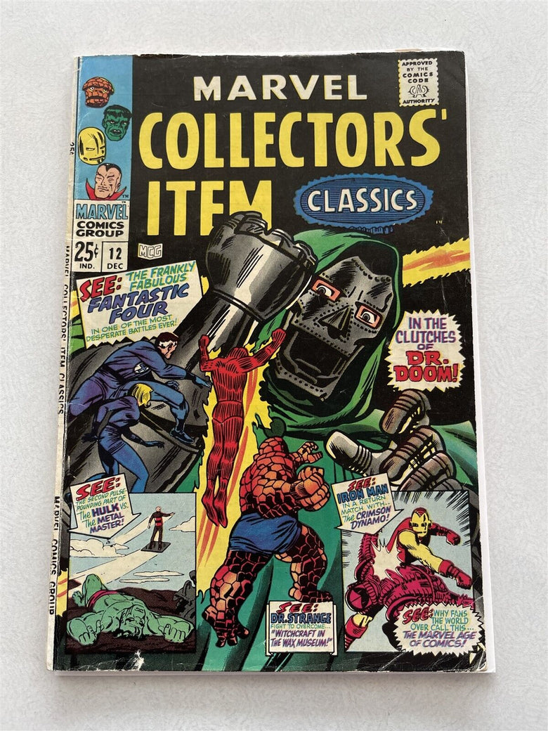 Marvel Collectors Item Classics Issue#12 Dec, 1967 Nice, lightly used copy off-w