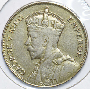 New Zealand 1934 1/2 Crown Ram animal George V 150574 combine shipping