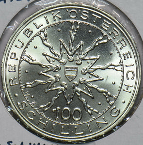 Austria 1978 Silver 100 Schilling 292758 combine shipping