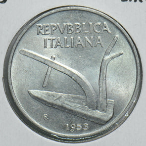 Italy 1953 10 Lire 198064 combine shipping