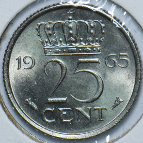 Netherlands 1965 25 Cents 902524 combine shipping