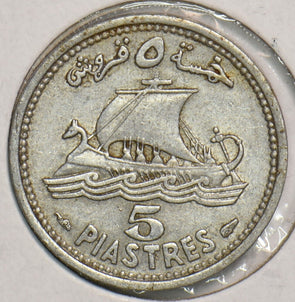 Lebanon 1952 5 Piastres 199096 combine shipping