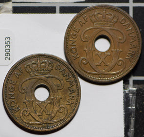 Denmark 1934/1928 5 Ore  290353 combine shipping