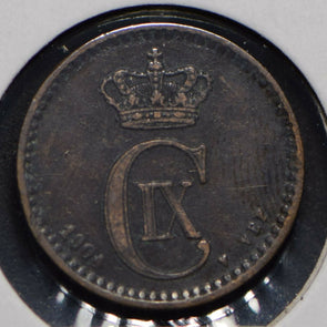 Denmark 1904 Ore Dolphin animal  901487 combine shipping
