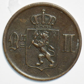 Norway 1876 2 Ore 298401 combine shipping