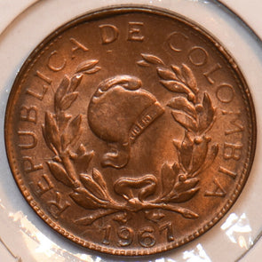 Colombia 1967 Centavo 196148 combine shipping