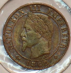 France 1862 A Centime Eagle animal 296881 combine shipping