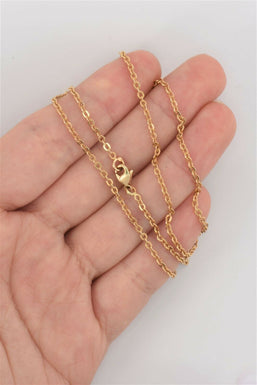18K Gold Necklace 5.77g 25'' RG0194