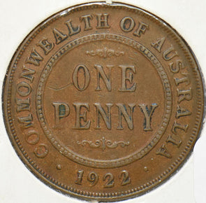 Australia 1922 Georgivs V Penny 192143 combine shipping