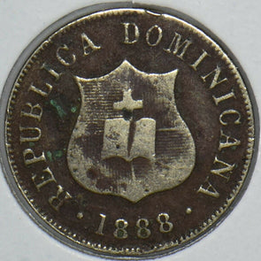 Dominican Republic 1888 2.5 Centavos 2 1/2 290734 combine shipping