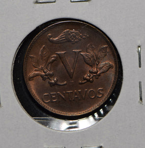 Colombia 1943 5 Centavos  290287 combine shipping