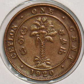 Ceylon 1920 Cent 199040 combine shipping