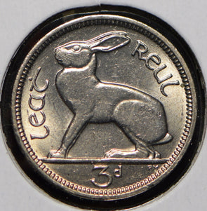 Ireland 1968 3 Pence Hare animal  291718 combine shipping