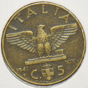 Italy 1941 R 5 Centesimi 151069 combine shipping