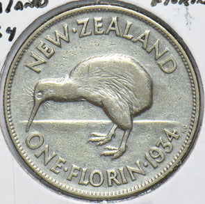 New Zealand 1934 Florin Kiwi Bird animal 192535 combine shipping