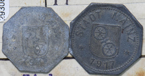 Germany 1917 5/10 Pfennig Mainz 293085 combine shipping
