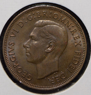 Australia 1951 1/2 Penny kangaroo animal  190601 combine shipping