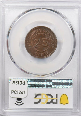 Guatemala 1915 25 Centimos PCGS MS 64BN rare condition PC1241 combine shipping