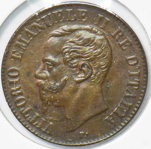 Italy 1867 2 Centesimi Vittorio Emanvele II 292985 combine shipping