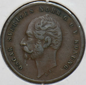 Sweden 1858 Ore 194010 combine shipping