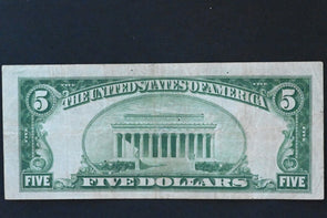 US 1934 A $5 VF Silver Certificates RN0075 combine shipping