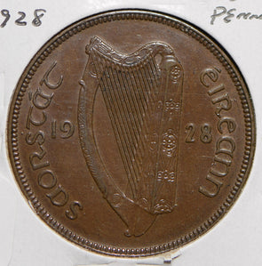 Ireland 1928 Penny Hen with chicks animal  150164 combine shipping