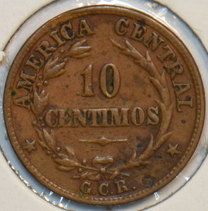 Costa Rica 1929 10 Centimos 196320 combine shipping
