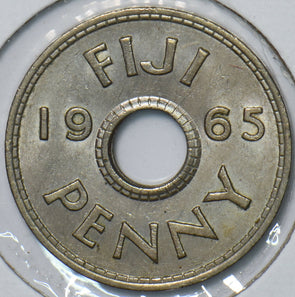Fiji 1965 Penny 295943 combine shipping
