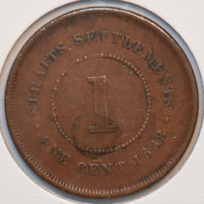 Straits Settlements 1888 Cent 193465 combine shipping