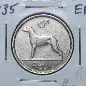 Ireland 1935 6 Pence  290056 combine shipping