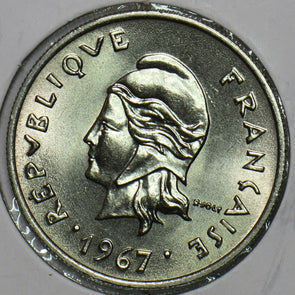 French Polynesia 1967 10 Francs 196983 combine shipping