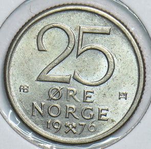 Norway 1976 25 Ore 904784 combine shipping