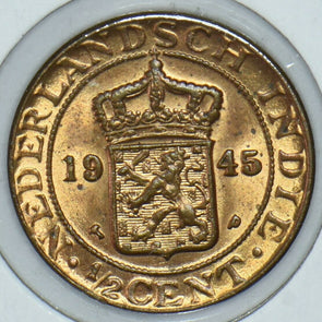 Netherlands East Indies 1945 1/2 Cent 291609 combine shipping