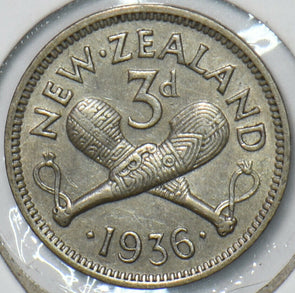 New Zealand 1936 3 Pence 151341 combine shipping