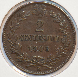 Italy 1906 2 Centesimi 194097 combine shipping