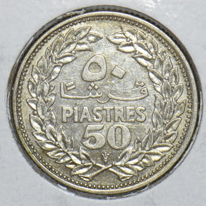 Lebanon 1952 50 Piastres 191393 combine shipping
