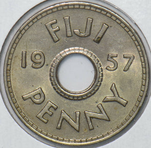 Fiji 1957 Penny 295814 combine shipping