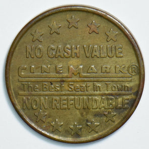 1960 's Cinemark Token The best seat in town 198100 combine shipping
