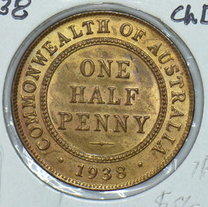 Australia 1938 Georgivs VI 1/2 Penny 291367 combine shipping