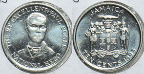 Jamaica 1993 10 Cents BU 904650 combine shipping