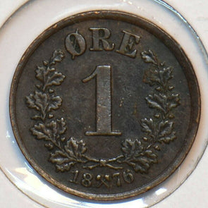 Norway 1876 Ore 490743 combine shipping