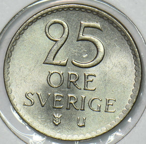 Sweden 1963 25 Ore 197045 combine shipping