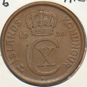 Iceland 1926 5 Aurar 194940 combine shipping