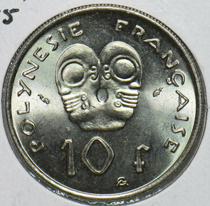 French Polynesia 1975 10 Francs 196881 combine shipping