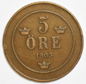 Sweden 1903 5 Ore 240638 combine shipping
