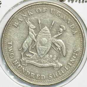 Uganda 1998 200 Shillings Cichlid fish animal 904132 combine shipping